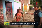 Perú en emergencia: viviendas aisladas y bajo el agua por desborde de río en Huarmey