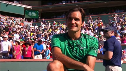 Wawrinka pleure et insulte (en rigolant) Roger Feder en finale d'Indian Wells