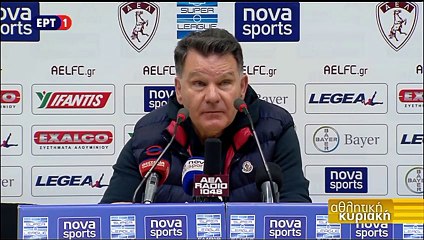 25η ΑΕΛ-Παναιτωλικός 1-0 2016-17 Δηλώσεις Κούγια