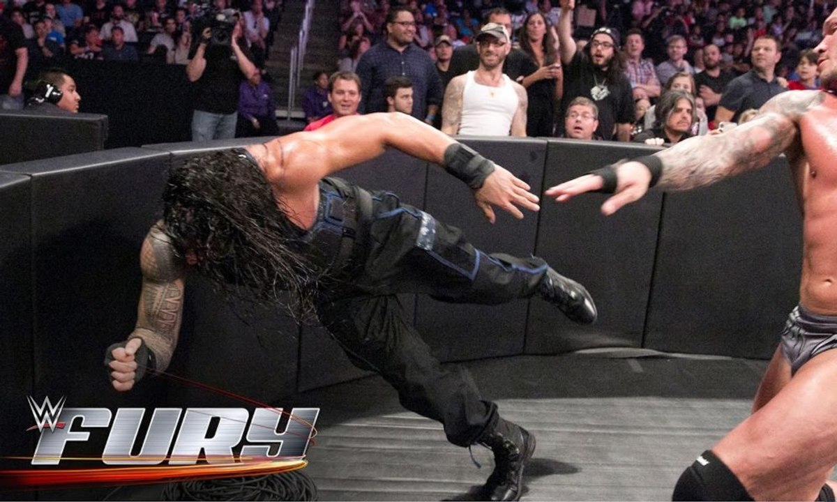 13 times Superstars got owned by ring barricades- WWE Fury_HD
