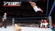 13 top-rope splashes that will hurt your insides- WWE Fury_HD