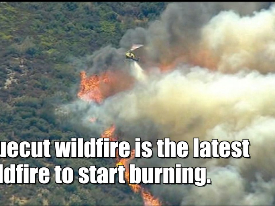 Blue Cut wildfire burns out of control