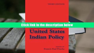 Ebook Online Documents of United States Indian Policy: Third Edition  For Trial