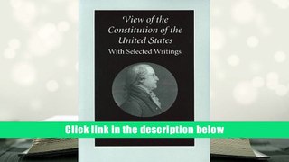 Best Ebook  View of the Constitution of the United States  For Online