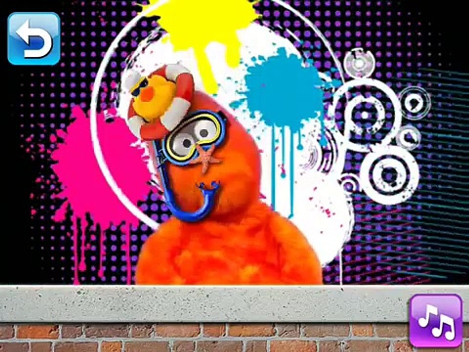 Sesame Street: Elmos Monster Maker - game demo/gameplay video for kids