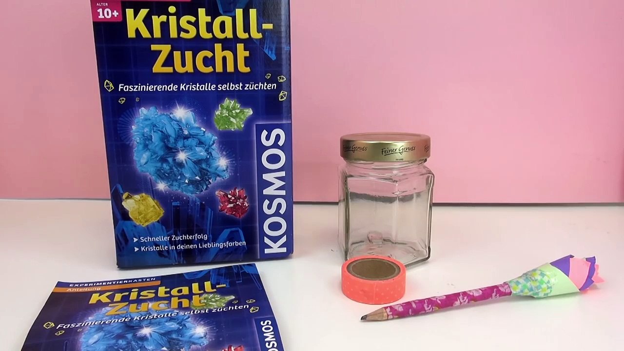 kosmos experimentierkasten kristalle züchten - Versuch 2