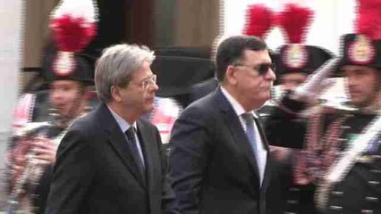 El jefe de Gobierno de unidad libio se reúne en Roma con Paolo Gentiloni