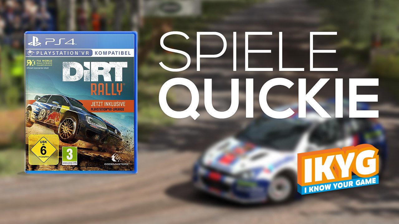 Der Spiele-Quickie - DiRT Rally VR-Edition