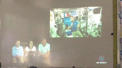 Visioconférence en direct de l'espace avec Thomas Pesquet