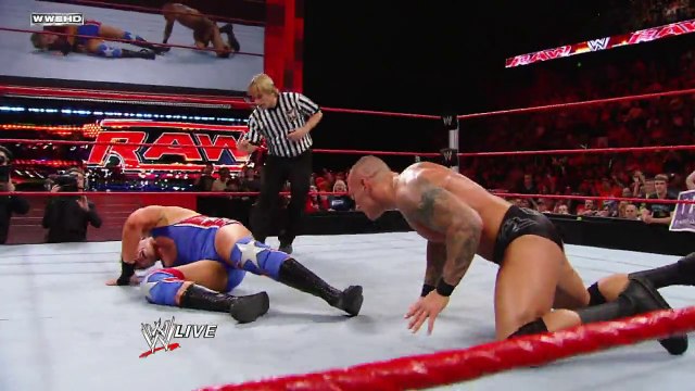 Raw Randy Orton vs. Jack Swagger