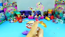 Mickey Mouse Winter Village Toy Opening | Shopkins PlayDoh Kinder Surprise Eggs | PSToyRev