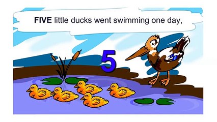 Five Little Ducks Went Out One Day - 3D Animation Five Little Ducks Nursery Rhyme for chil