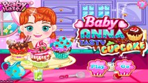 Disney Frozen Anna Cooking Game: Baby Anna Tasty Cupcake For Kids in HD new