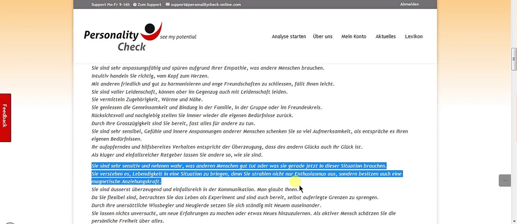 Die Auswertung von George Michael