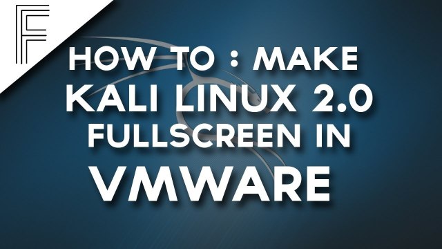 How to install kali linux on VMware step by step