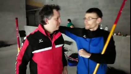 Les premières pistes de curling en Belgique