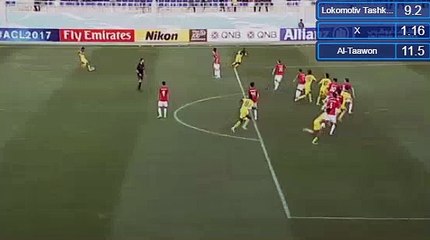 Ricardo Machado Goal HD -   Lokomotiv Tashkent 4-4 Al Taawon 25.04.2017