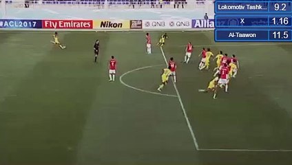 4-4 Ricardo Machado Goal HD - Lokomotiv Tashkent vs Al Taawon 25.04.2017