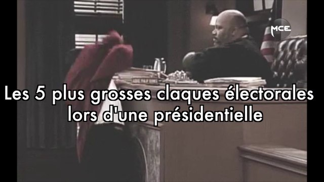 Présidentielle 2017: les cinq plus grosses claques lors d'une élection présidentielle