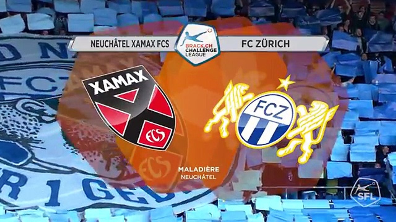 Xamax 1:1 Zurich (Swiss Challenge League. 24 April 2017 )