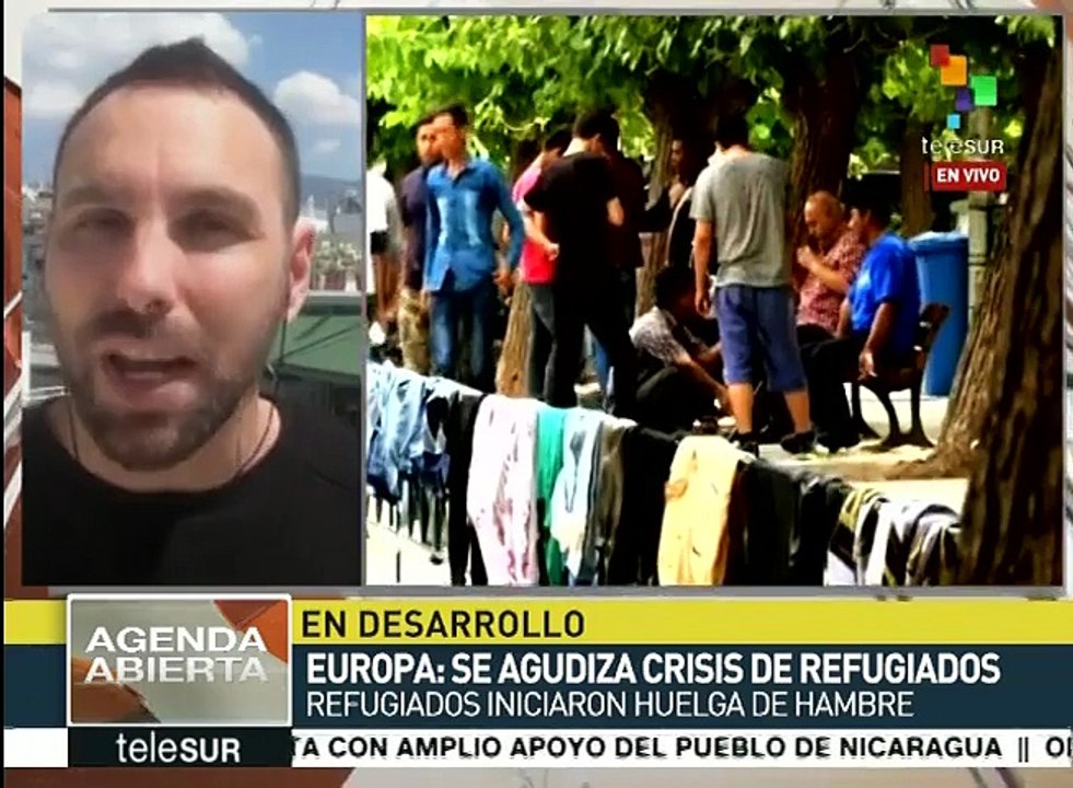 Grecia: refugiados sirios cumplen su quinto día en huelga de hambre