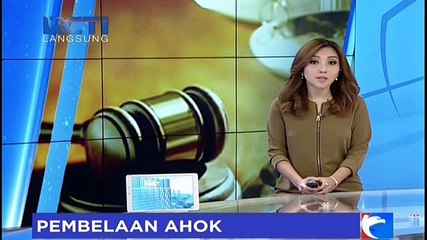 Ahok Bacakan Sendiri Nota Pembelaan