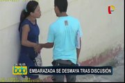 Tumbes: joven embarazada se desmaya y cae tras acalorada discusión con pareja