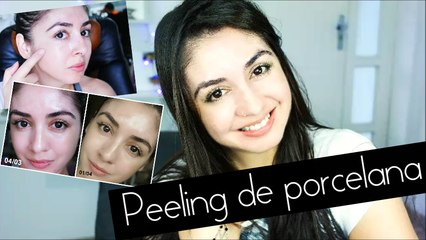 Meu peeling de porcelana - passo a passo