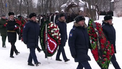 Funeral of Russian Military Conductor Valery Khalilov  - Похороны Халилова