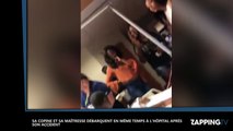 Sa copine et sa maîtresse arrivent en même temps à l’hôpital après son accident (Vidéo)