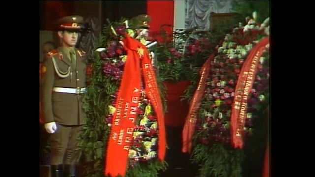 HD Soviet Leader Leonid Brezhnev Funeral Похороны Брежнева part 1/2