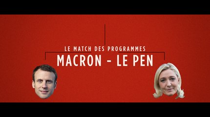 Macron - Le Pen : le match des programmes