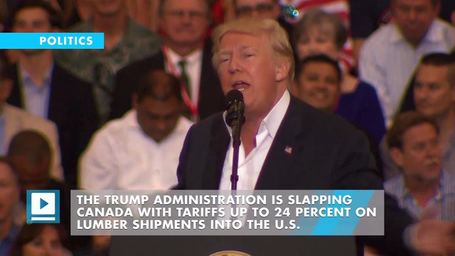 Trump throws tariffs on Canadian lumber