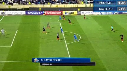 Kaveh Rezaei Goal HD - Esteghlal 1-1 Al Ahli Dubai 25.04.2017