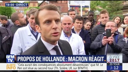 Download Video: Propos de Hollande sur la présence de Le Pen au 2nd tour: 