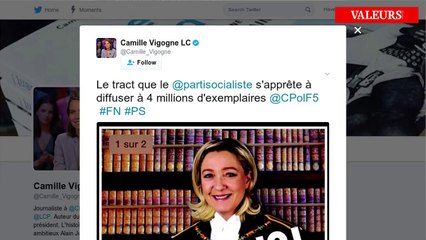 Le PS distribue des tracts anti-Le Pen par millions