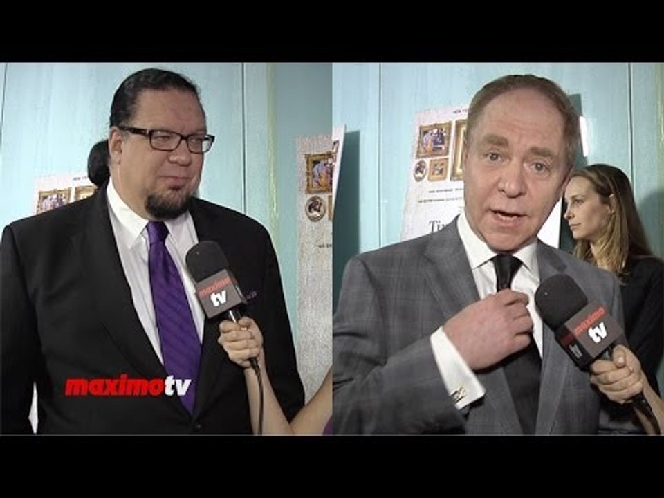Penn & Teller, Tim Jenison INTERVIEWS ► "Tim's Vermeer" Premiere Red Carpet Arrivals
