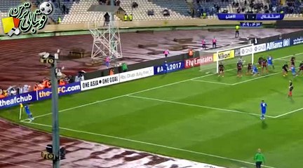 خلاصه بازی استقلال و الاهلی(امارات)