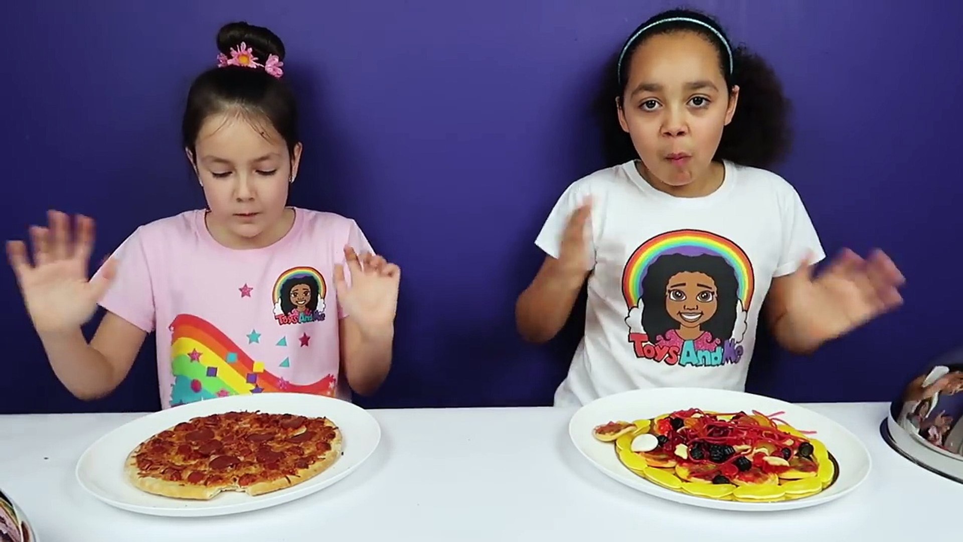 Tiana Toys And Me Gummy Food Vs Real Food ToyWalls