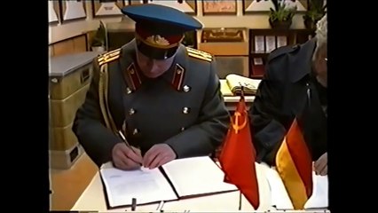 Soviet Army Honor Guard Berlin Withdrawal Ceremony 1990