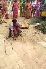 Monkey acting like human in India ( MUST WATCH)