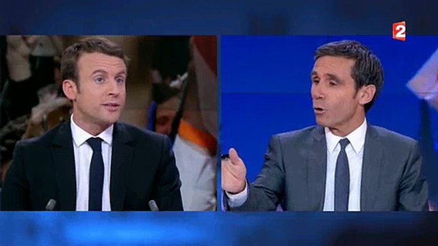 Emmanuel Macron au 20h de France 2: Je suis triste pour les électeurs de Jean-Luc Mélenchon, ils valent mieux que ça