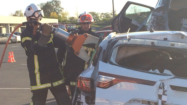 Un entraînement pour le challenge de secours routier