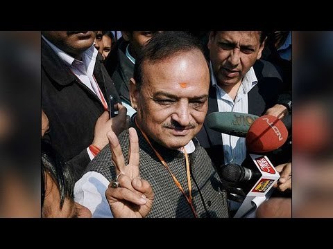 BJP MLA O P Sharma assaults a man outside Patiala House court