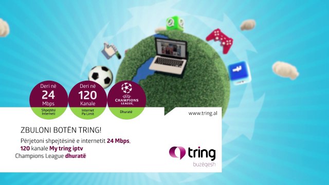 24 Mbps internet, linjë telefoni dhuratë & 120 kanale TV për 1,690 lekë/muaj