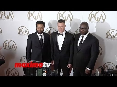Brad Pitt, Chiwetel Ejiofor, Steve McQueen 2014 PGA Awards Red Carpet Arrivals
