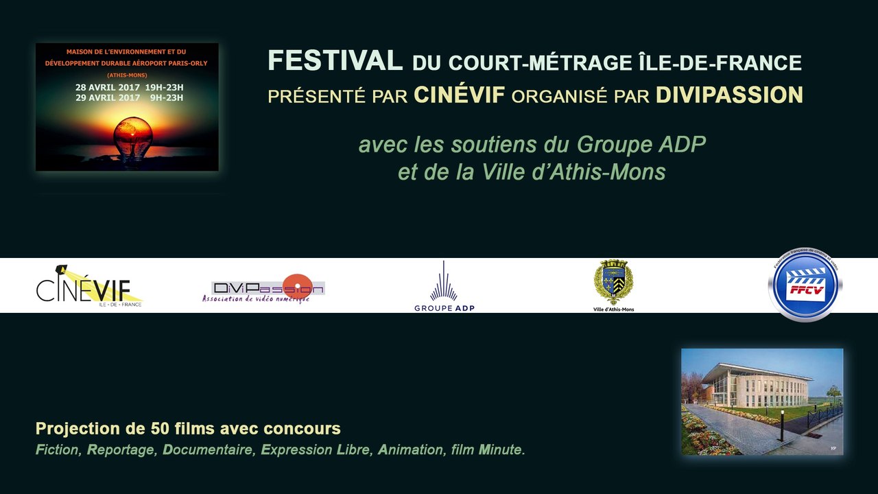 Bande annonce du Festival du court métrage Ile de France