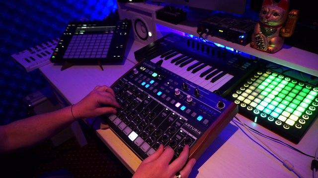 DrumBrute Arturia - improvisation in my studio