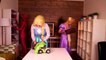 Spiderman & Frozen Elsa vs Rapunzel! w_ Pink Spidergirl, Joker Girl, Maleficent, Hulk & Gum Candy-DBD