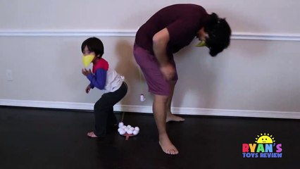 Lay it or Break It game for Kids! Family Fun Game Night! Catch Egg Surprise Toys Children Activities-Xr-Nc7B1u